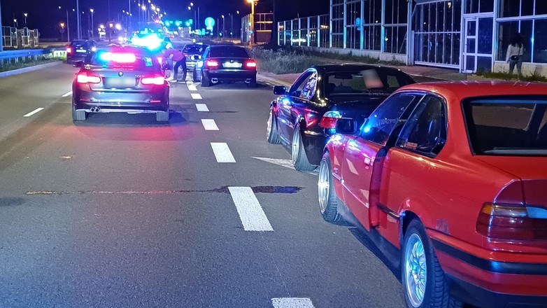 Policjanci z Krakowa przerwali pseudowyścigi. Wystawili wysokie mandaty