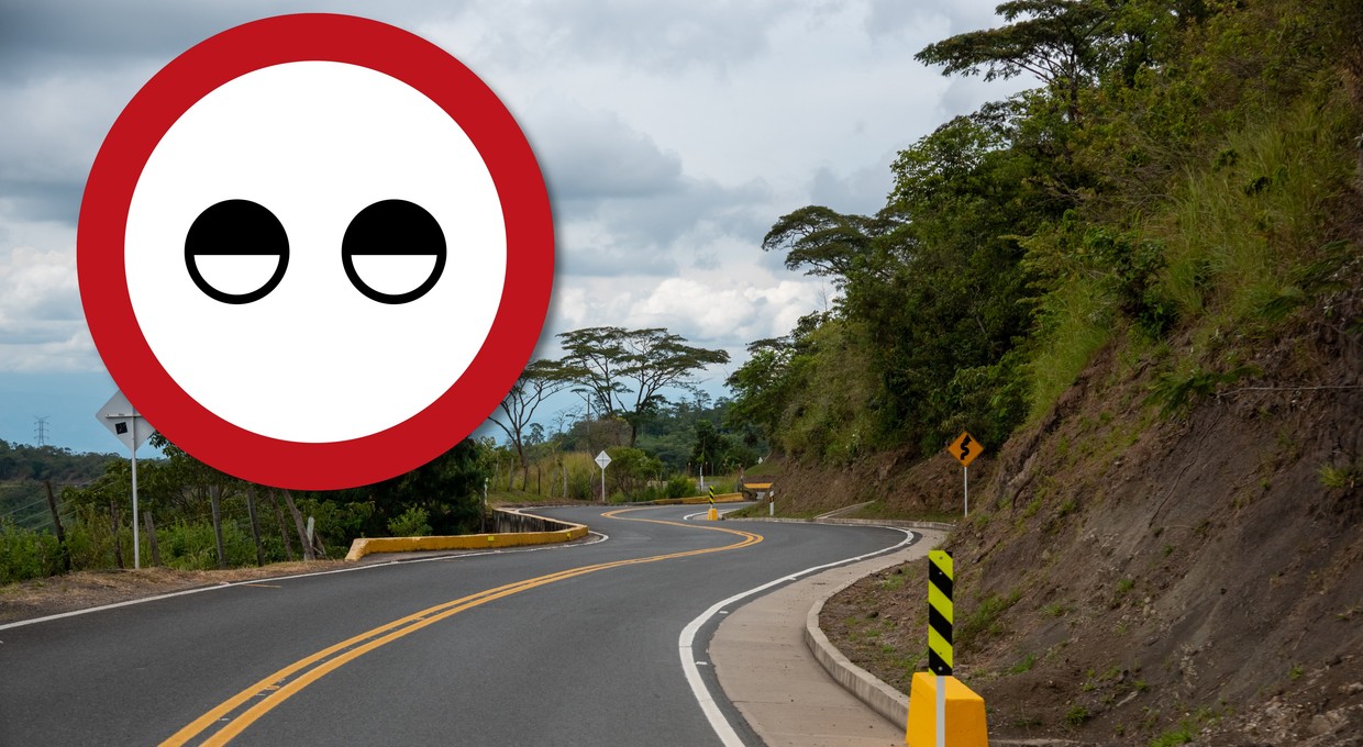 Nietypowy znak ze "zmrużonymi oczami". Wielu kierowców go nie zna