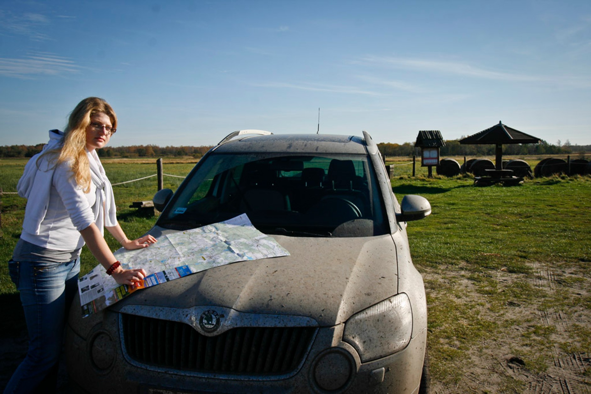 Skodą Yeti i rowerem wzdłuż wybrzeża
