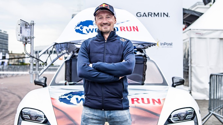 Adam Małysz podczas Wings for Life 2022