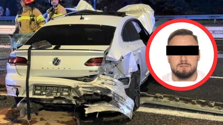 Łukasz Ż. miał doprowadzić do wypadku na Trasie Łazienkowskiej