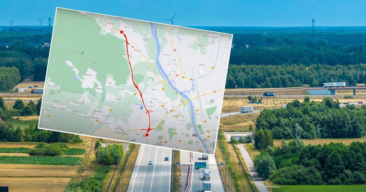 Północny wylot z Warszawy S7