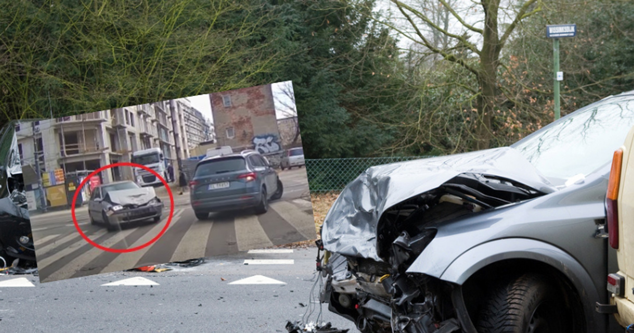 Okazuje się, że policja poszukuje kierowcy a tablice rejestracyjne  tego auta oficjalnie nie istnieją w bazie (Screen: YouTube/STOPCHAM)