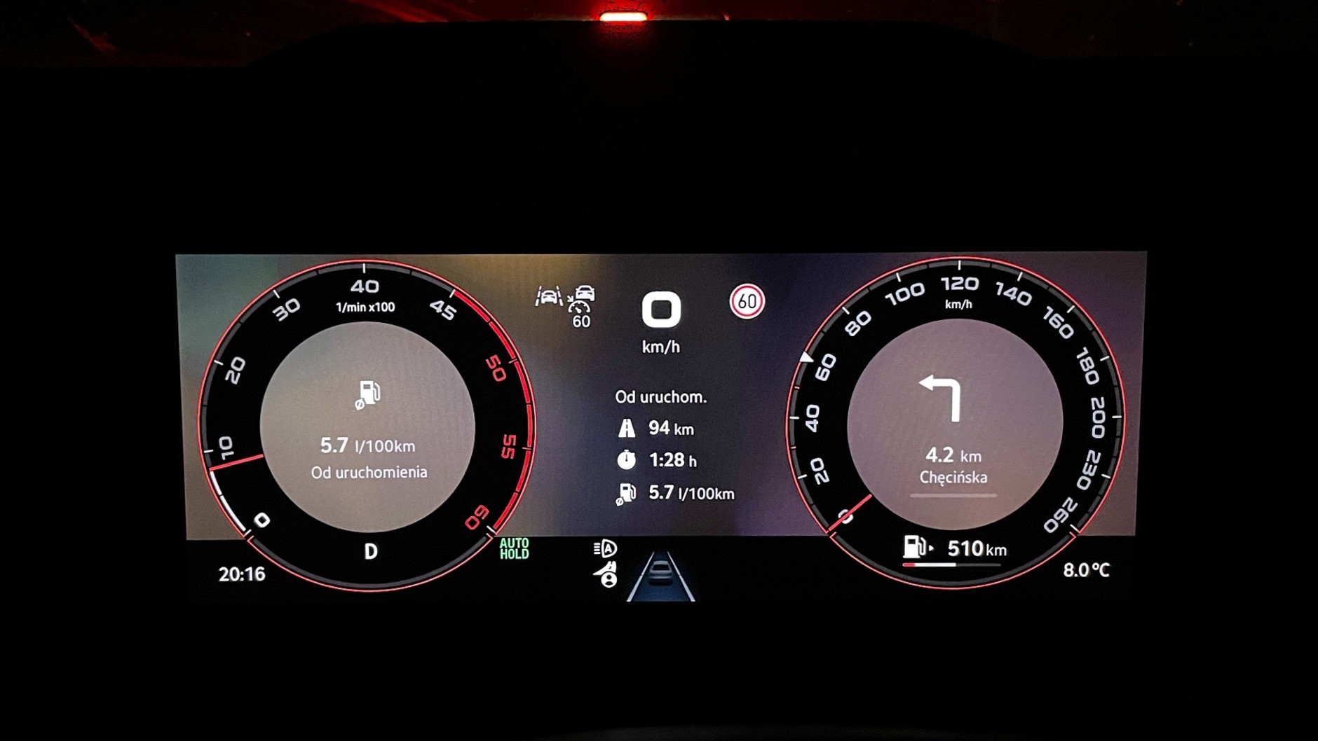 Zużycie paliwa na trasie w Skodzie Kodiaq 2.0 TDI 4x4