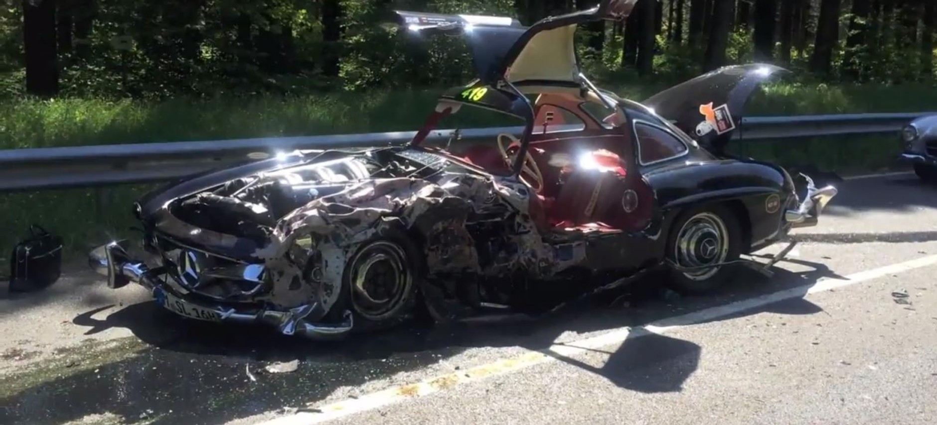 wypadek na Mille Miglia 2014