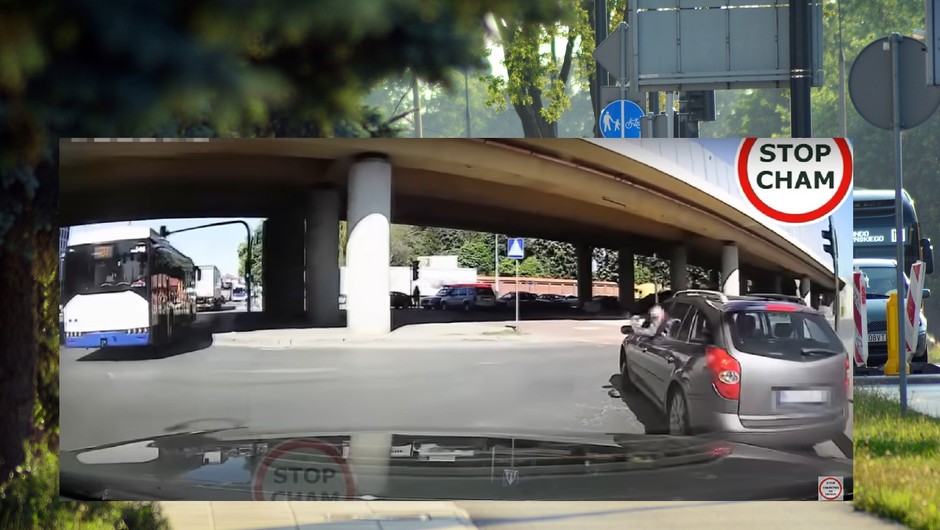 Ominął chodnikiem korek. Potem miał jeszcze pretensje, że ktoś mu zwrócił uwagę 