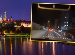 Transmitowali swój szaleńczy rajd po Krakowie. Omal nie doszło do tragedii [WIDEO]
