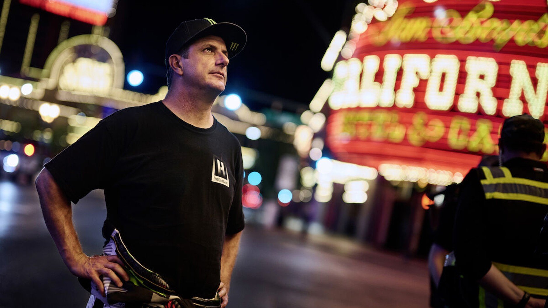 Ken Block podczas nagrań w Las Vegas