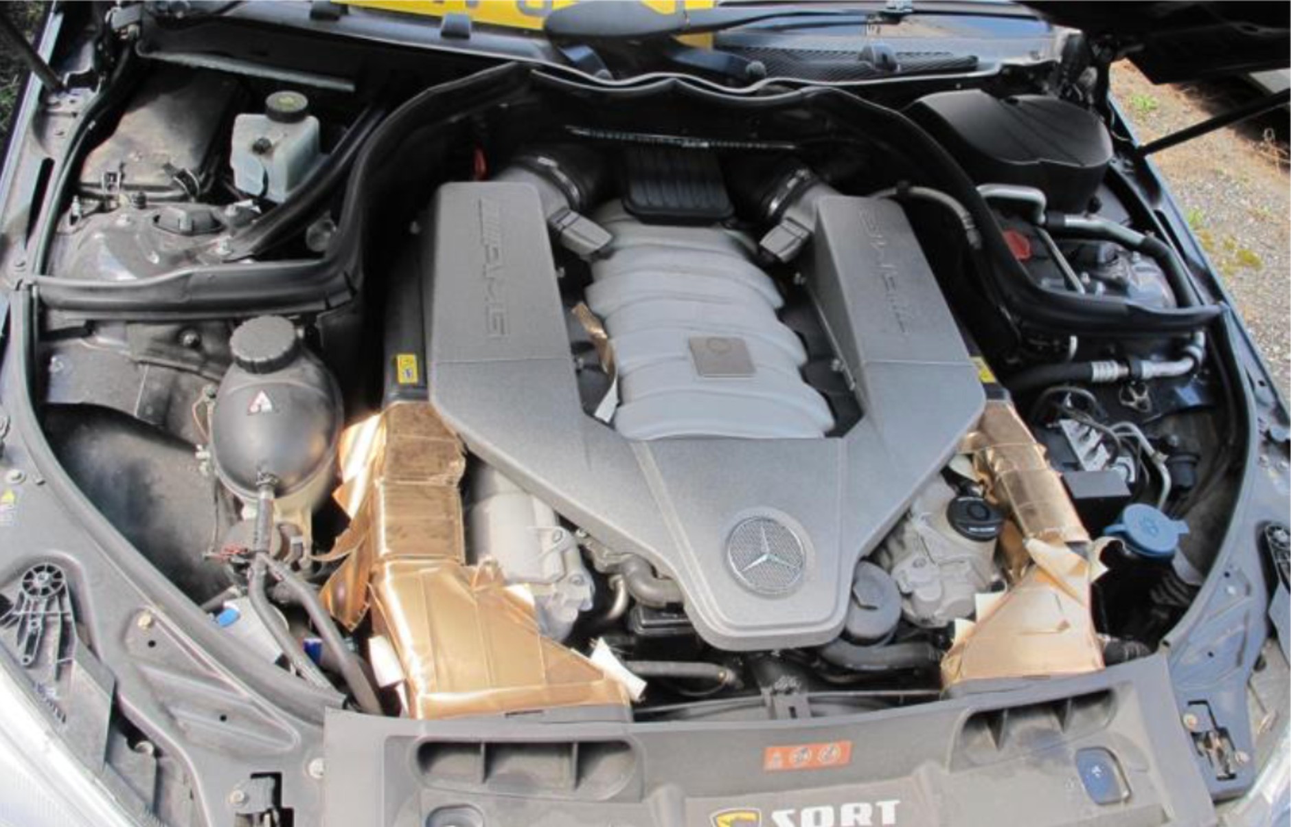 Mercedes C63 AMG 2008 wystawiony na licytacji komorniczej