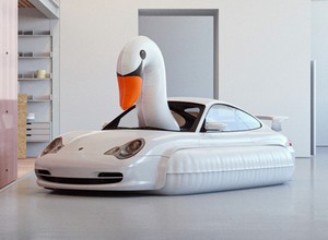 Dmuchany łabędź Porsche 911 powstał naprawdę. To nie clickbait