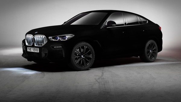 BMW X6 Vantablack – najczarniejsze z czarnych, jak dwuwymiarowe!