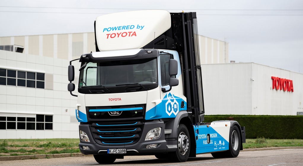Wodorowa ciężarówka Toyoty i VDL marki DAF