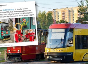 Nietypowy tramwaj krąży po Warszawie. Czekają na niego zwłaszcza dzieci