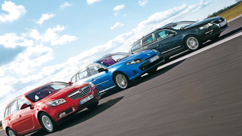 Opel Insignia kontra Renault Laguna Grandtour i Volkswagen Passat Variant: Czy kombi Opla pokona konkurentów?