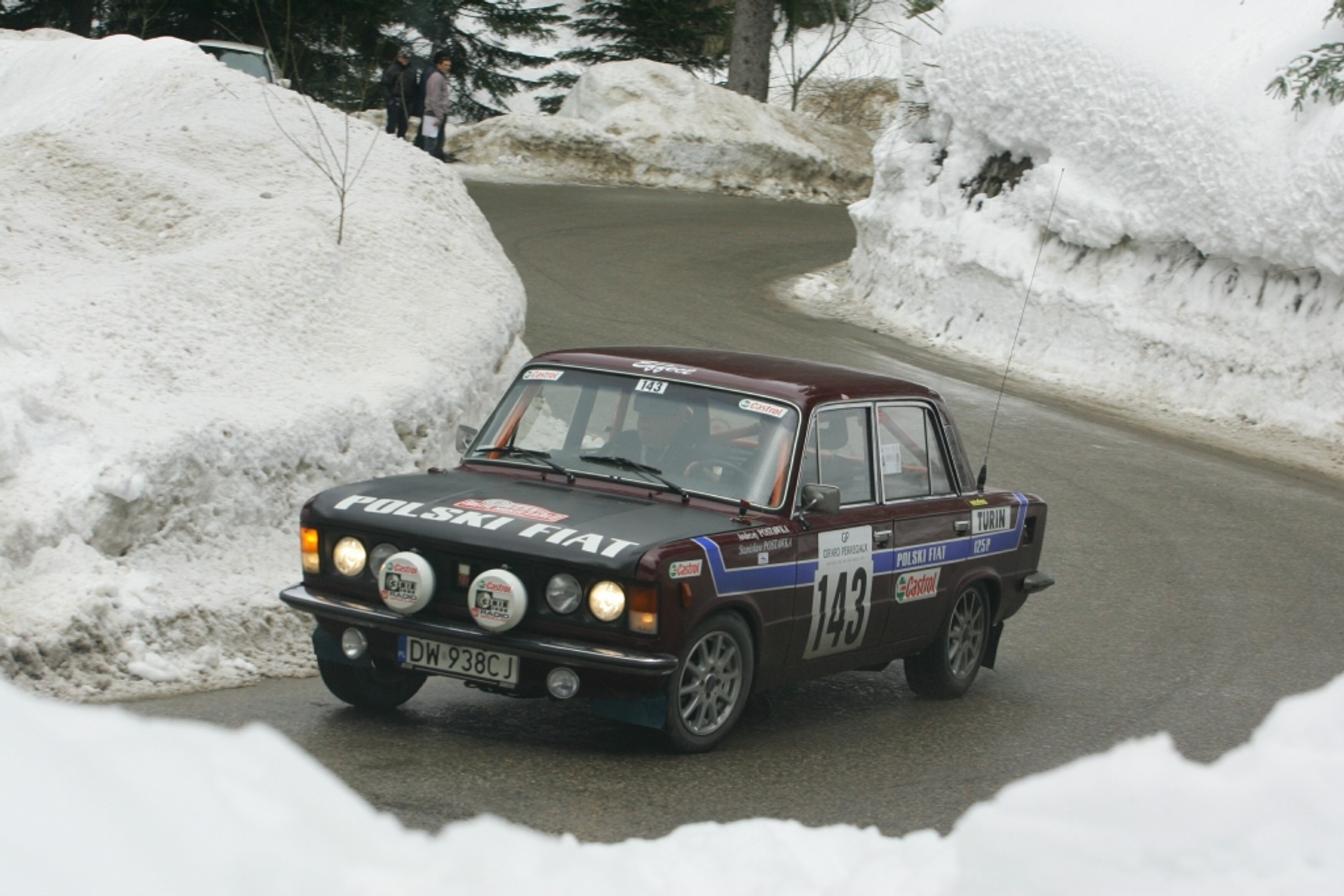 Castrol Rally Team - Polacy wystartują w Rajdzie Monte Carlo Fiatem 125p