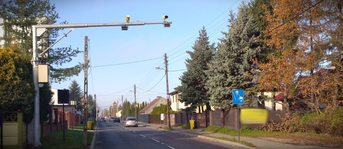 Odcinkowy pomiar prędkości na ul. Chocianowickiej w Łodzi