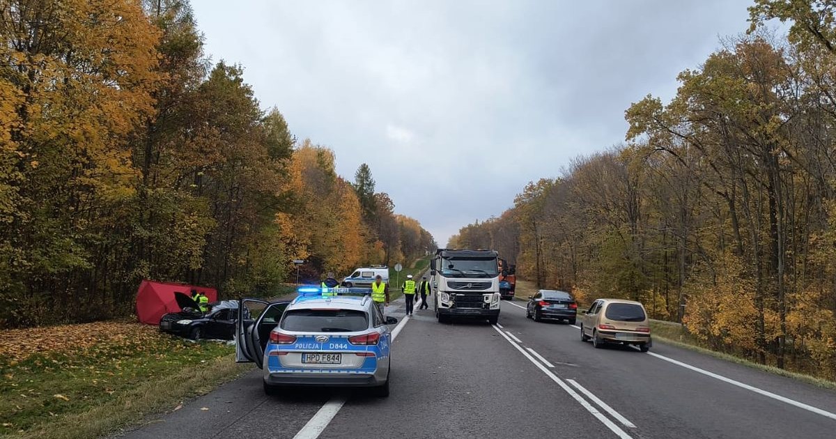  Tragiczny wypadek na DK 12 w Janowie. Policjanci szukają świadków