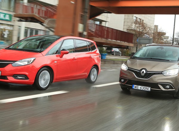 Renault Grand Scenic kontra Opel Zafira - który van jest lepszy dla rodziny?
