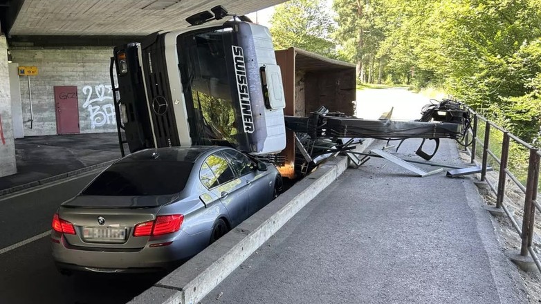 Wypadek dźwigu w Szwajcarii