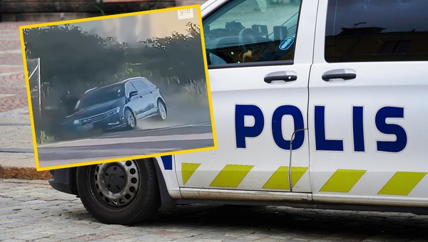 Siłowa interwencja policji w Finlandii. 15-latni motorowerzysta wylądował w rowie