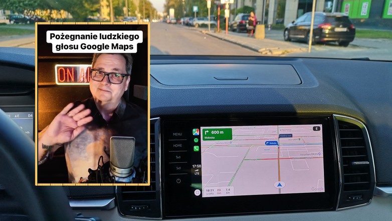 Google Maps bez ludzkiego głosu