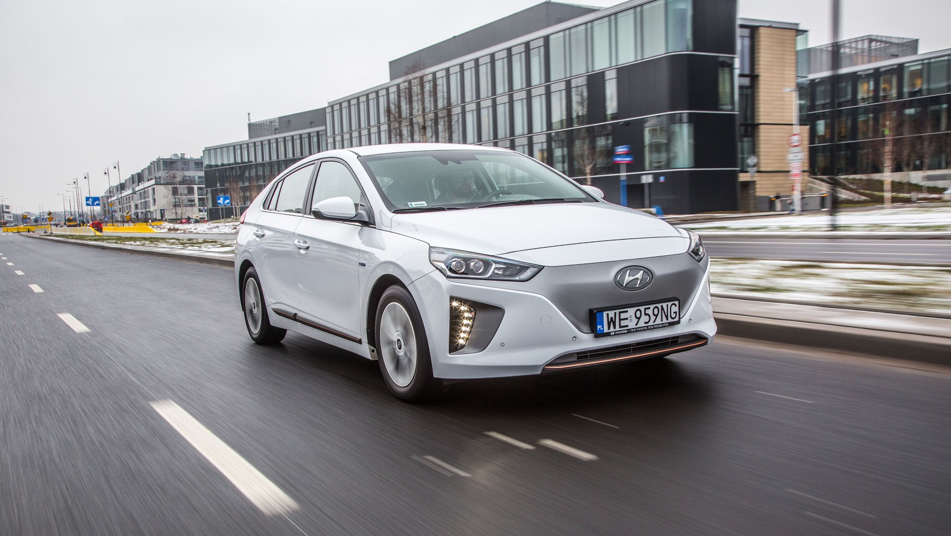 Hyundai Ioniq Electric - elektryk na mrozie