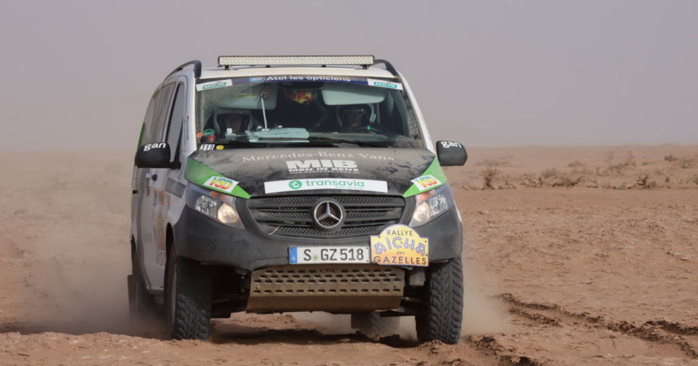 Mercedes-Benz na trasie rajdu w Maroku
