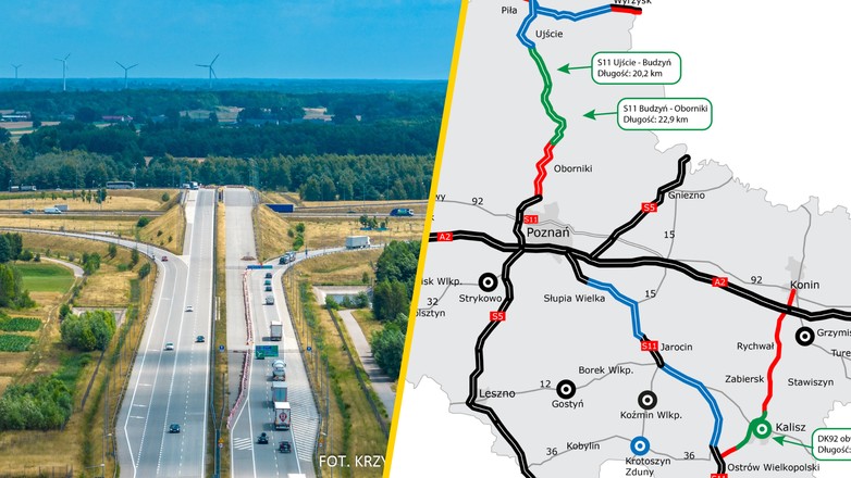 Ponad 400 km nowych dróg w Wielkopolsce