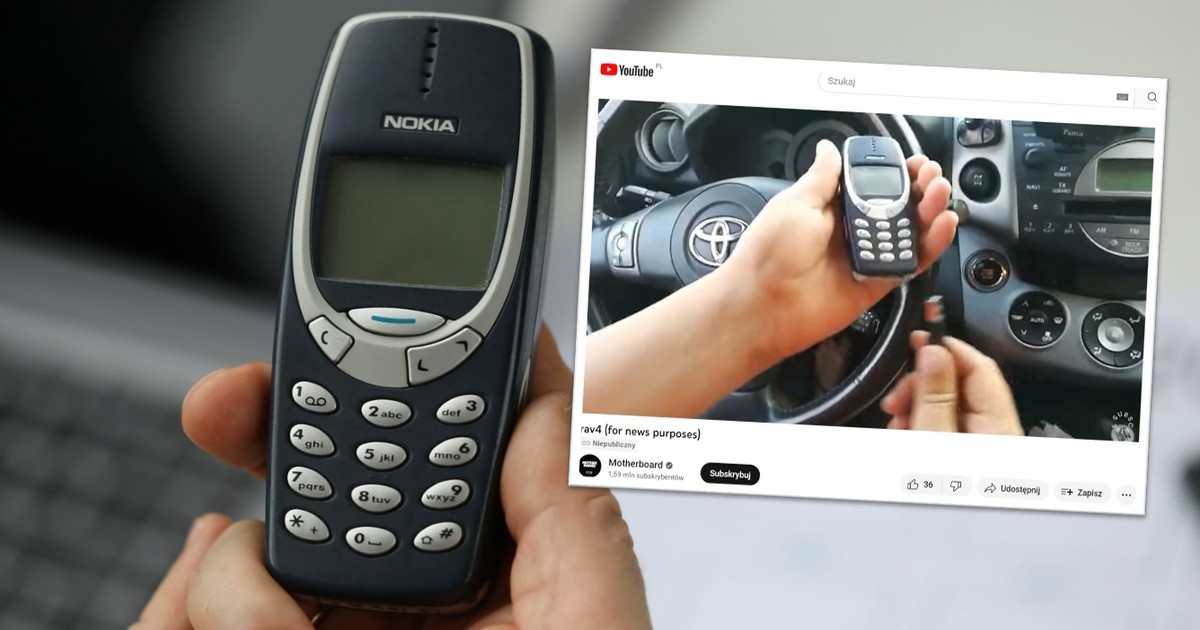 Amerykańscy przestępcy kradną auta metodą "na Nokię 3310"