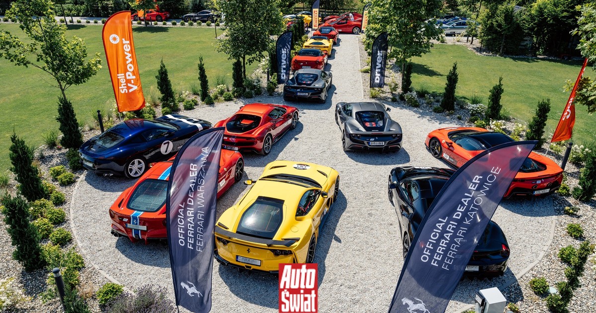 Wyciągną z garaży wyjątkowe auta i mocno je przewietrzą. Prawie 30 Ferrari na trasie