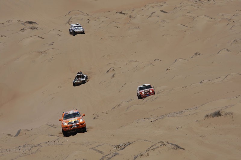 Rajd Dakar 2010: Przygoński już 8, Sonik broni honoru (12. etap na żywo, wyniki, foto)