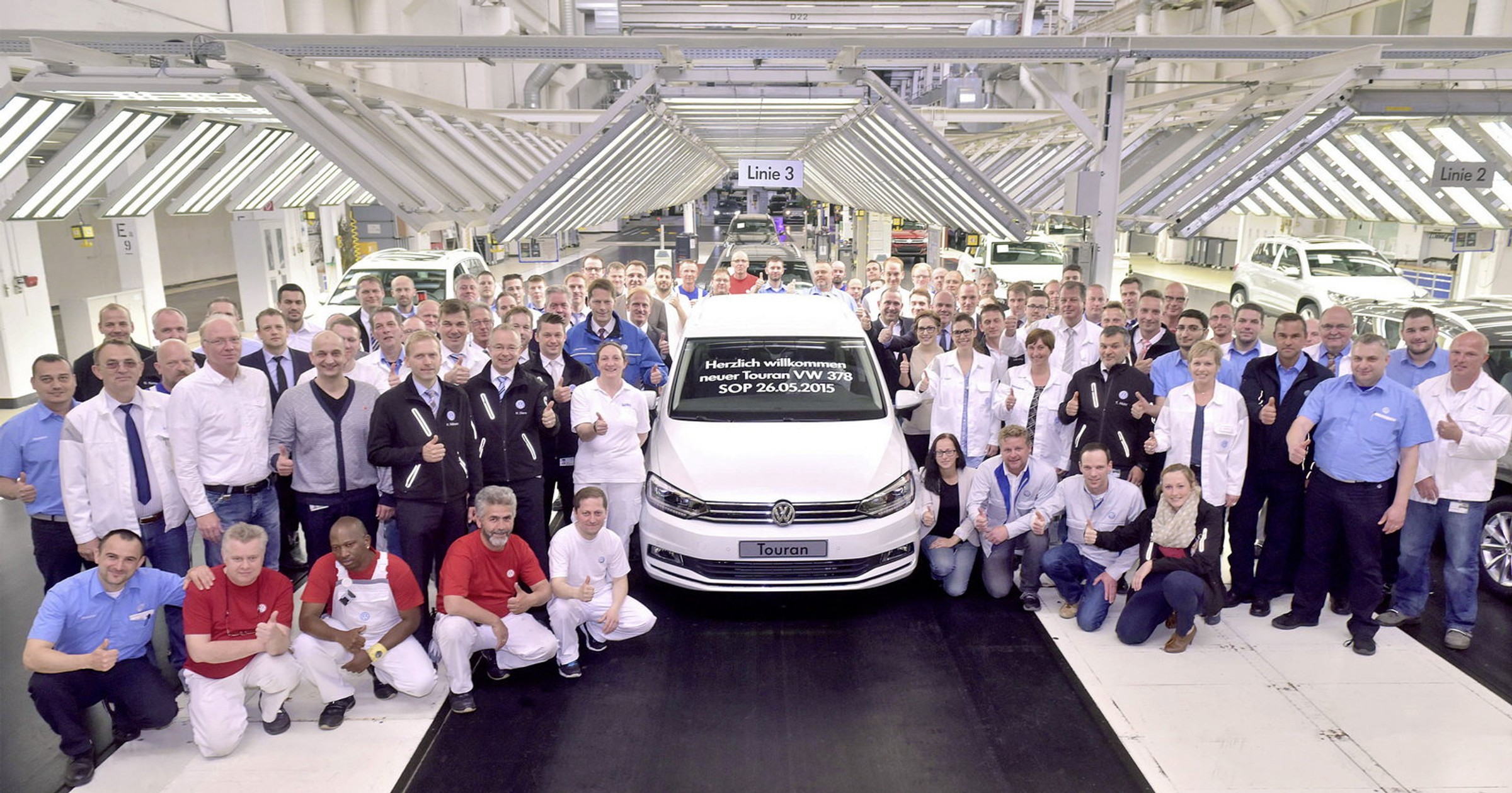 VW Touran - pocątek produkcji