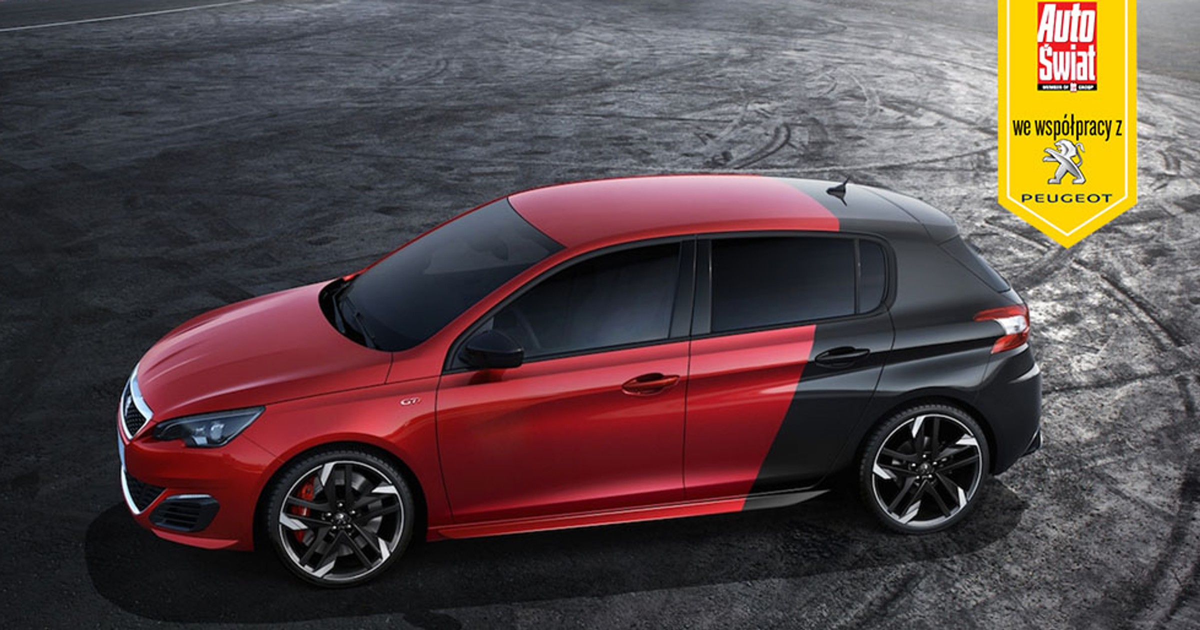 Peugeot 308 GTi z dwukolorowym lakierem Coupe Franche