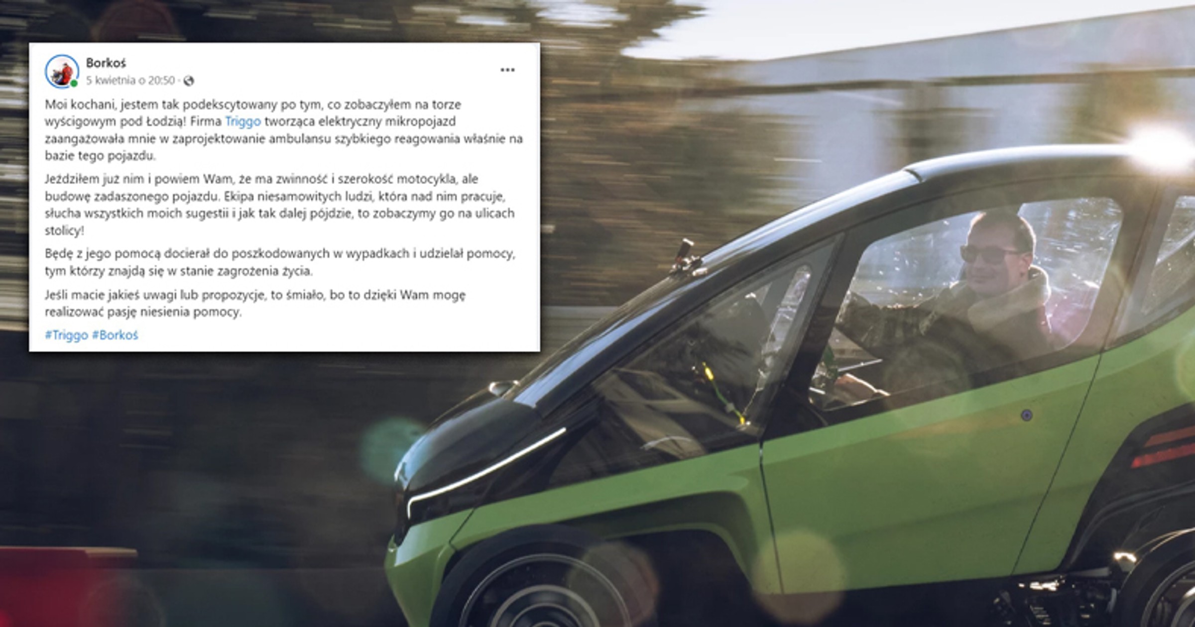 "Borkoś" wraca do sił i przymierza się do nowego pojazdu