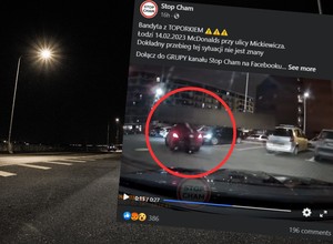 "Burger drwala zaszkodził". Niebywałe, czym zaatakował innego kierowcę [WIDEO]