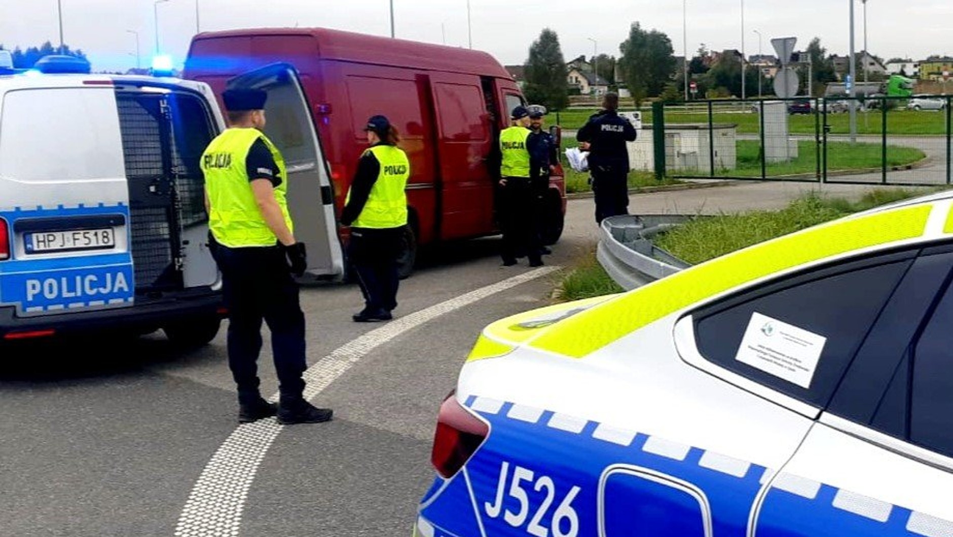 Policjanci do tej kontroli musieli wezwać Straż Graniczną