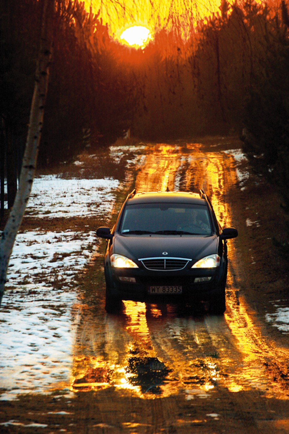 Samochodem i... pieszo!