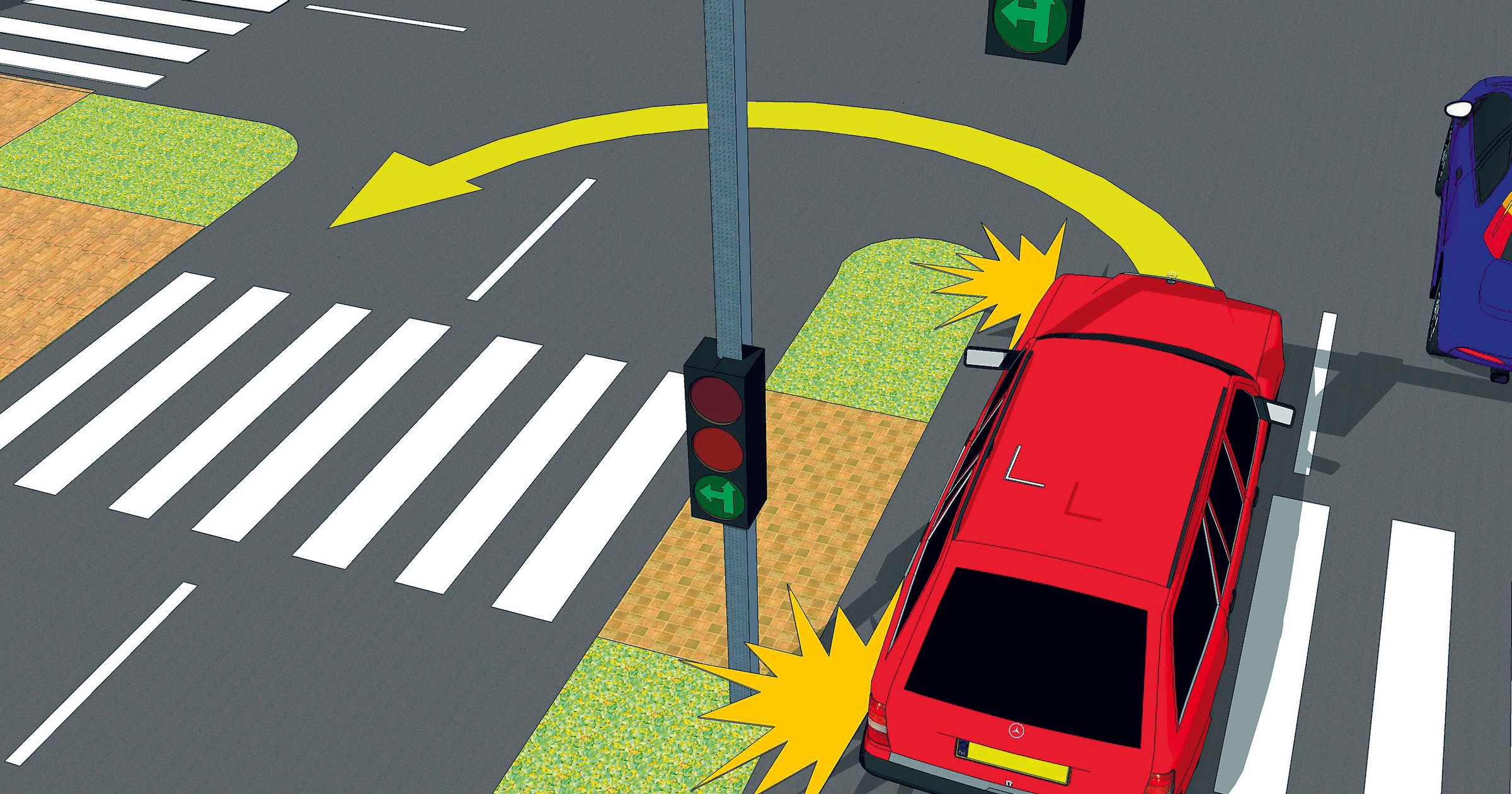 Czy zawracanie w takim miejscu jest dozwolone? Kierowcy się mylą i tracą prawa jazdy