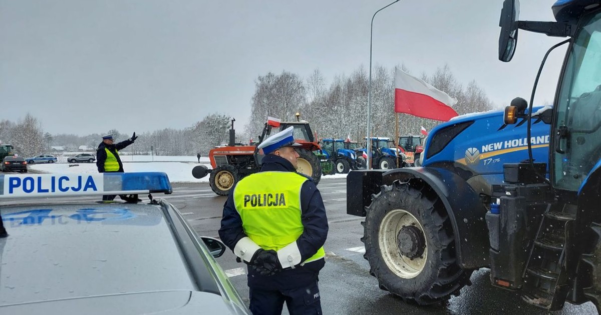 strajk rolników powiat biłgorajski