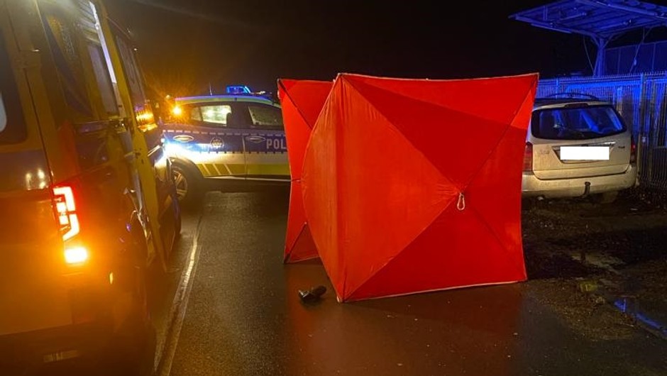 Śmiertelny wypadek na przejściu dla pieszych w Witkowie