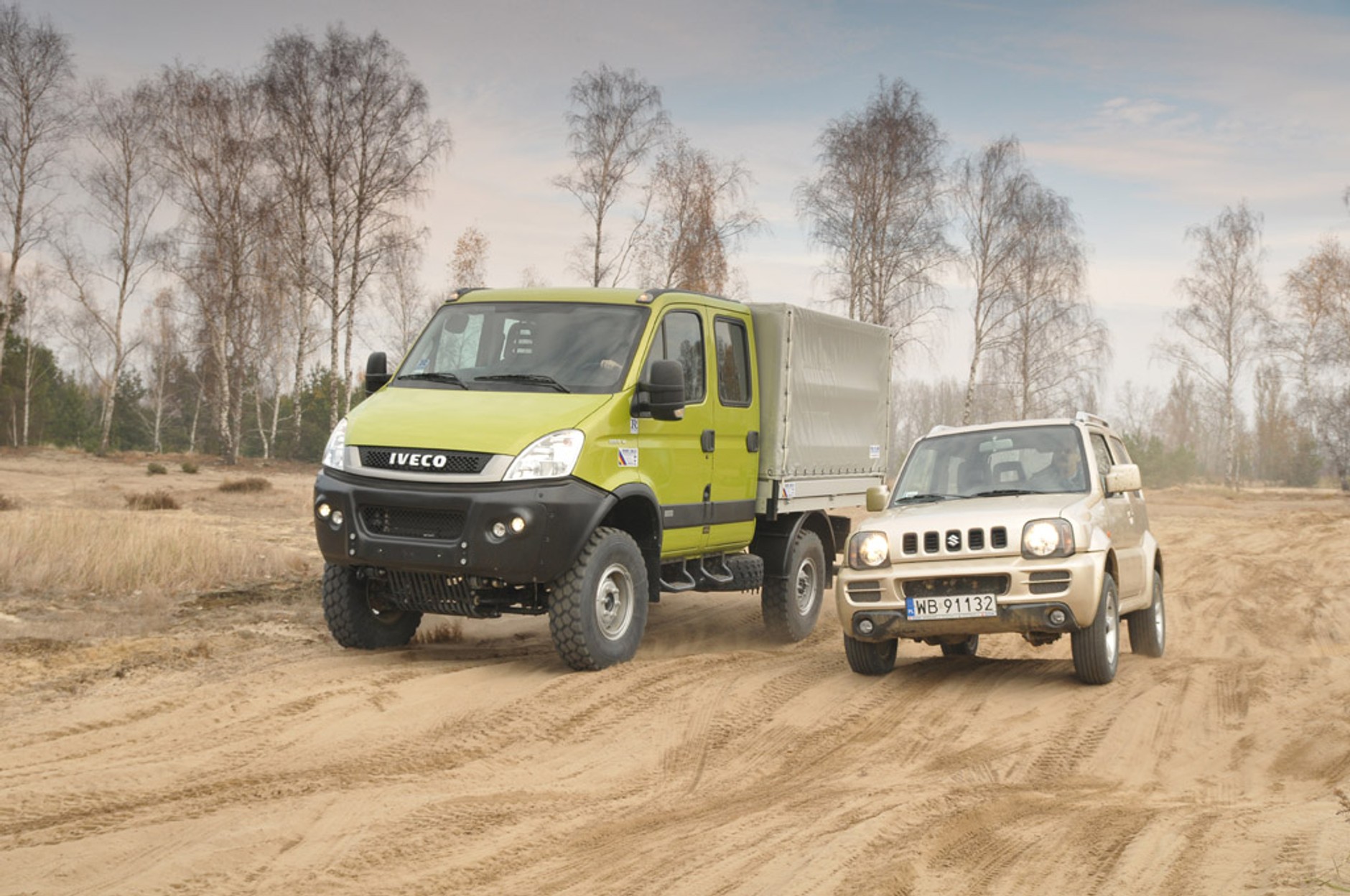 Suzuki Jimny kontra Iveco Daily 4x4: czy duży może więcej?