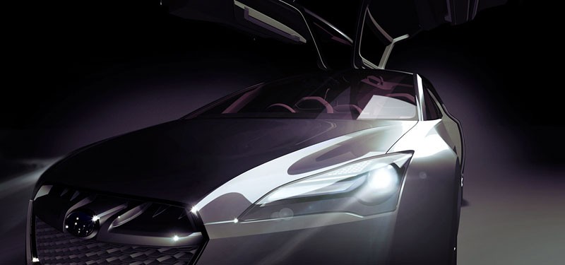 Tokio 2009: Subaru Hybrid Tourer Concept - silnik benzynowy i dwa elektryczne