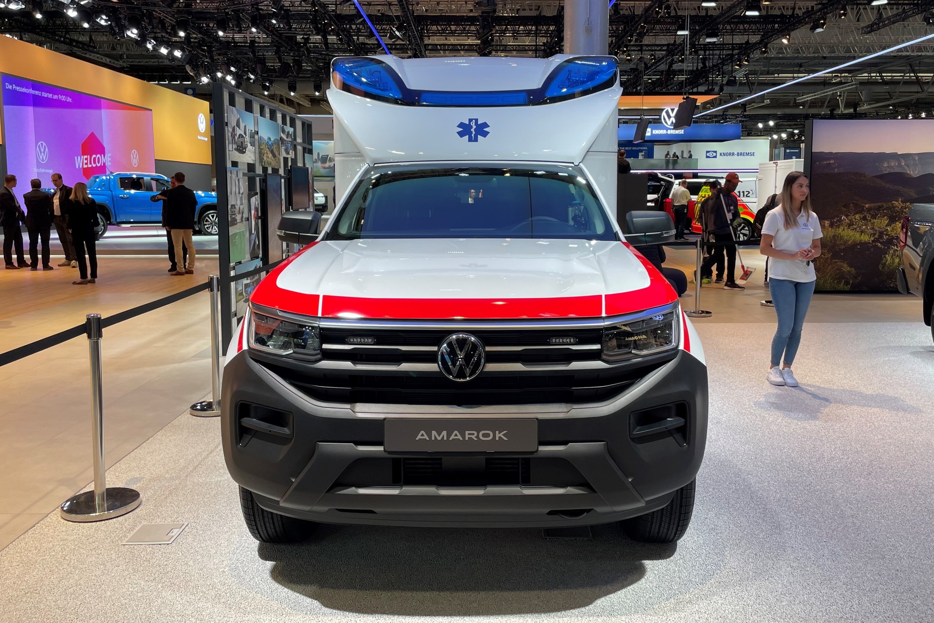 Ambulans na bazie nowego Amaroka.