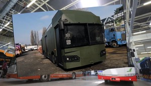 Trudno uwierzyć, że to Solaris komunikacji miejskiej z Piły. Został przerobiony w Ukrainie
