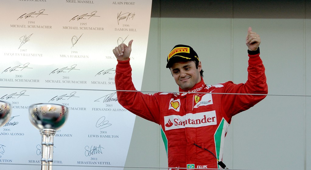 Felipe Massa z Ferrari w 2013