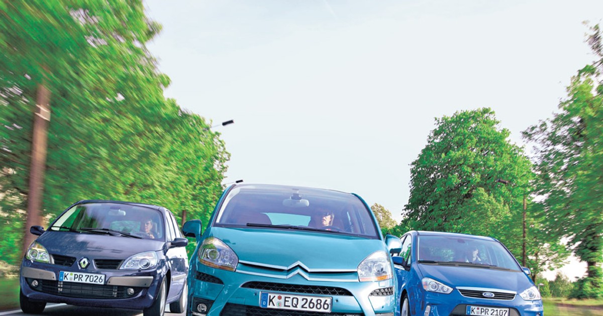 Citroen C4 Picasso kontra Ford C-Max i Renault Scenic: czy używane vany nie zawiodą rodziny