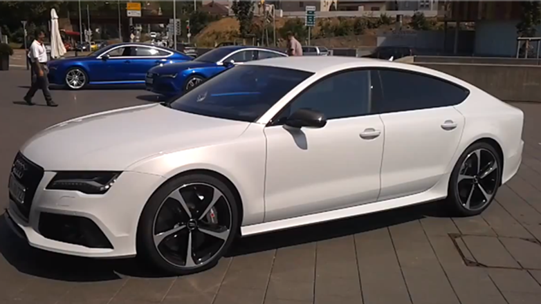 Z terenu o nowym Audi RS7