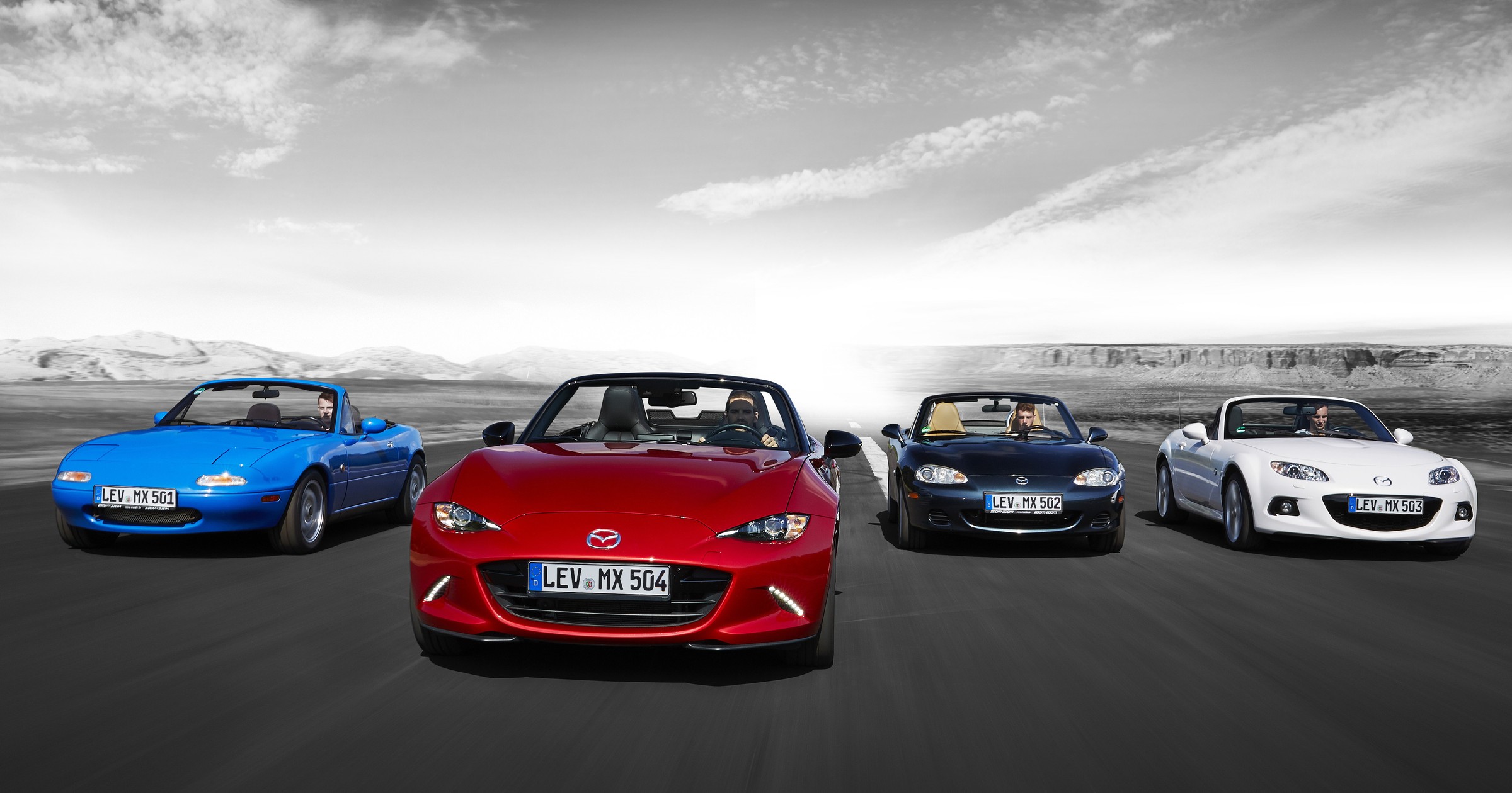 Mazda MX-5 - cztery generacje