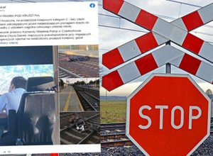 Tragiczny wypadek w woj. śląskim. Kierowca wjechał wprost pod rozpędzony pociąg Intercity