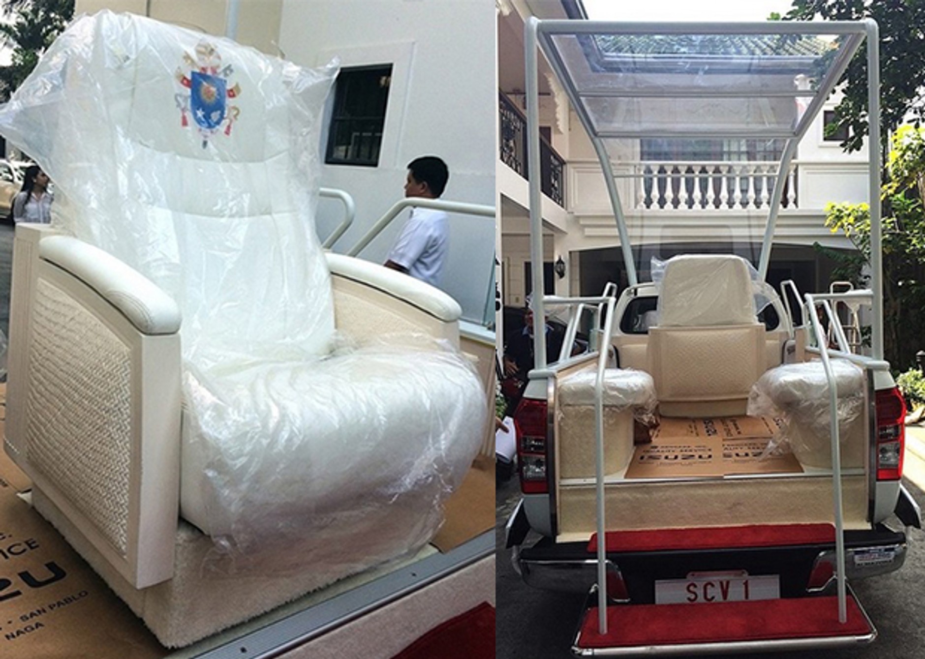 Isuzu D-Max Papamobile